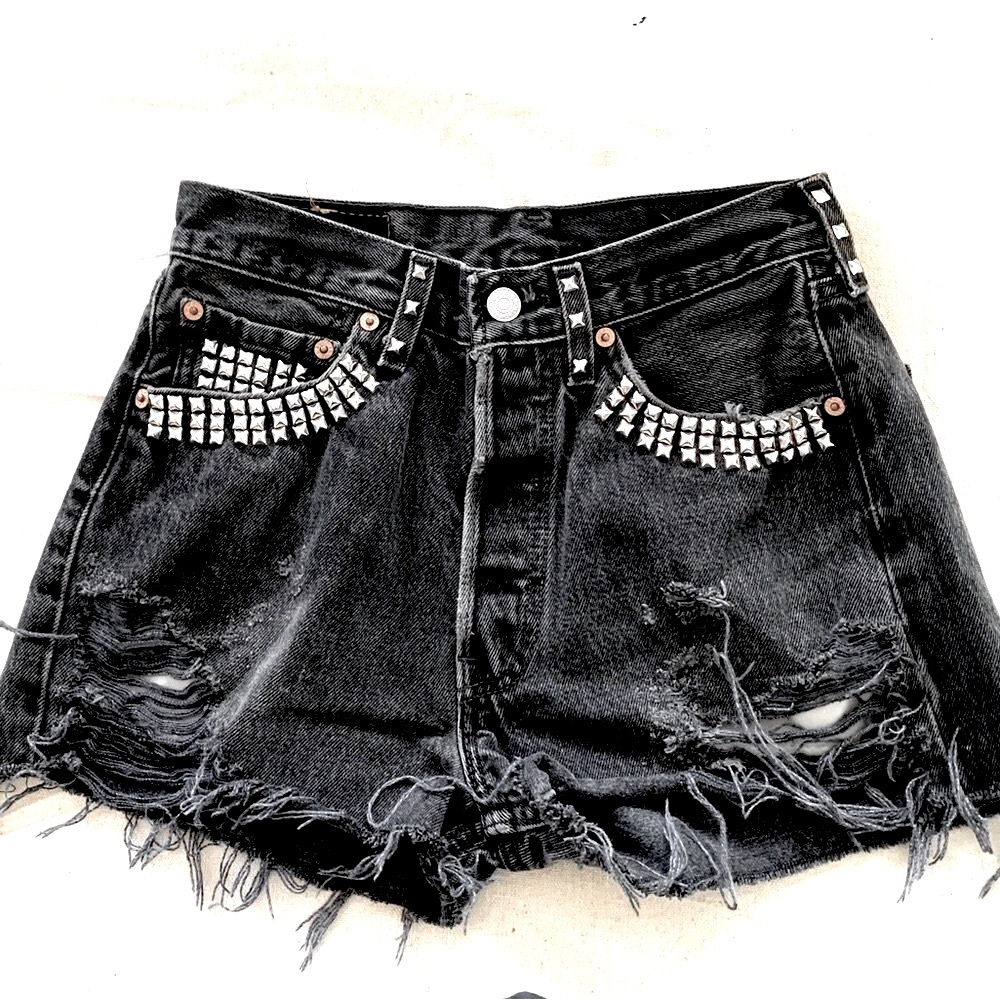 2 for 1 Bundle 2 Pair Levi’s 501/505 Distressed Cutoff Size 28/29 #Festival
